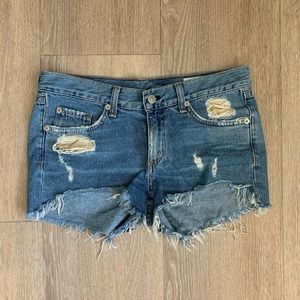 Rag & Bone Cutoff Winnie Denim Shorts (Incl. Tag)